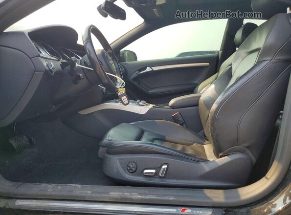 WAUM2AFR9GA037007 2016 AUDI A5 Black Вид салону спереду