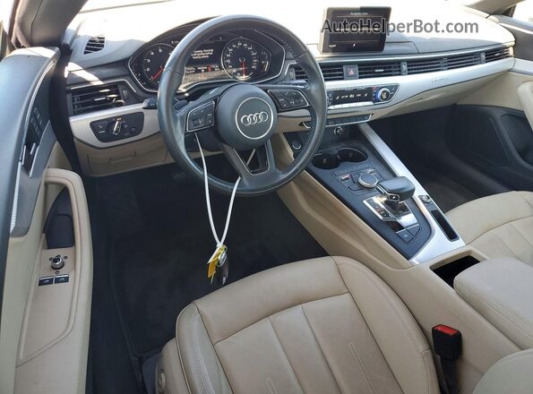 WAUNNAF55JA094918 2018 AUDI A5 Белый Вид панели приборов
