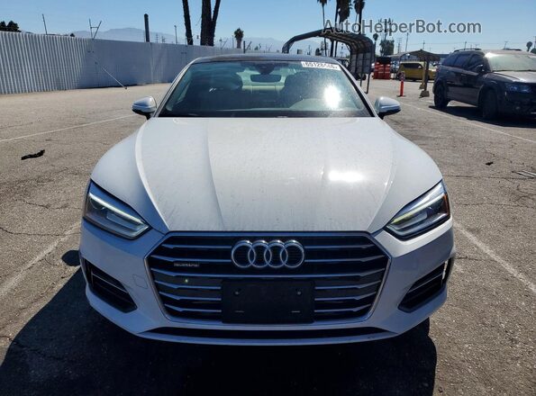 WAUNNAF55JA094918 2018 AUDI A5 Белый Вид спереди