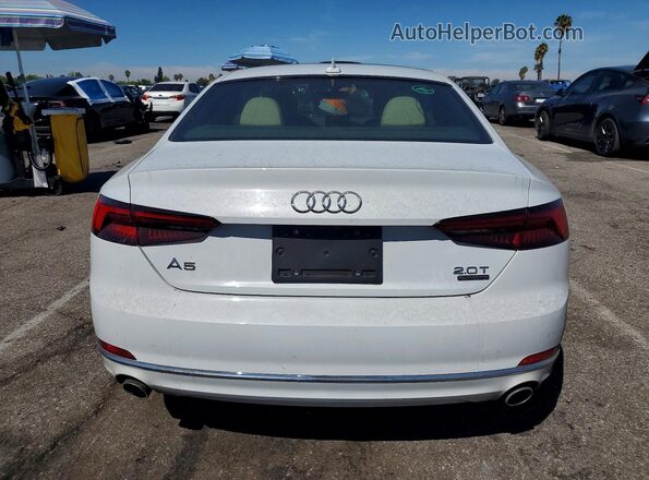 WAUNNAF55JA094918 2018 AUDI A5 Белый Вид сзади