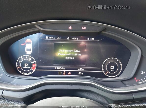 WAUP4AF51JA082292 2018 AUDI S5 Gray Widok tylnych siedzeń