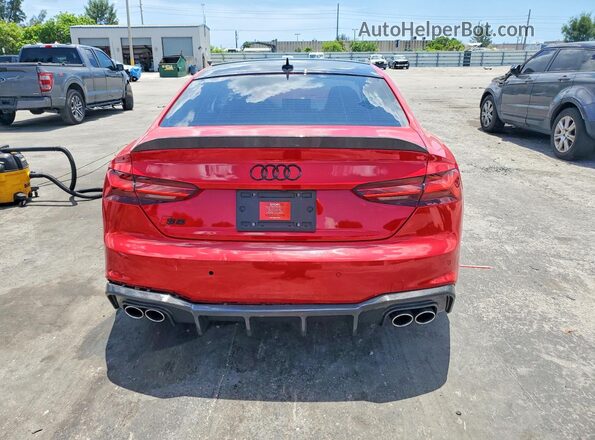 WAUP4AF54NA028149 2022 AUDI S5 Red Vista trasera