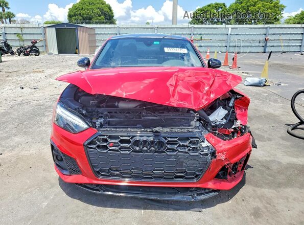 WAUP4AF54NA028149 2022 AUDI S5 Red Vista frontal