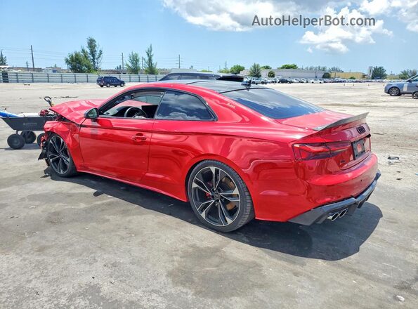 WAUP4AF54NA028149 2022 AUDI S5 Red Trasero izquierdo