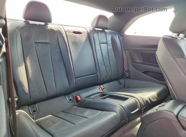 WAUPNAF52JA002219 2018 AUDI A5 Gray Vista de los asientos traseros