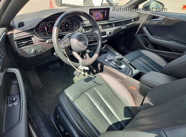 WAUPNAF52JA002219 2018 AUDI A5 Gray Vista del salpicadero