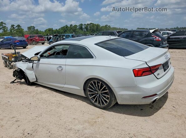 WAUPNAF57JA004483 2018 AUDI A5 White Trasero izquierdo