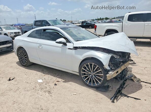 WAUPNAF57JA004483 2018 AUDI A5 White Delantero derecho
