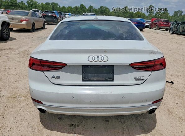 WAUPNAF57JA004483 2018 AUDI A5 White Vista trasera