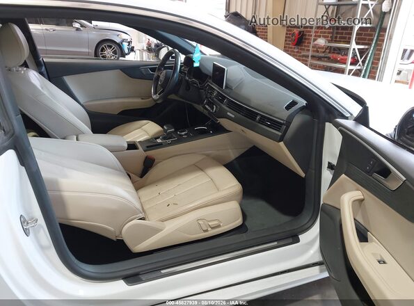 WAUPNAF57JA098008 2018 AUDI A5 White Vista interior delantera