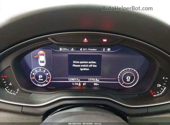 WAUPNAF57JA098008 2018 AUDI A5 White Vista de los asientos traseros