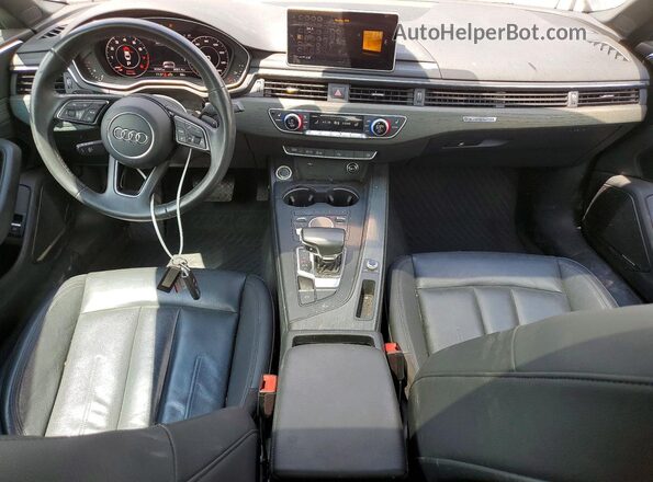 WAUPNAF58JA058472 2018 AUDI A5 Gray Առջևի վահանակի տեսք