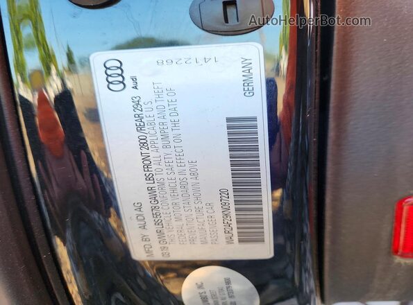 WAUR2AF29KN097220 2019 AUDI A7 Black Շարժիչի բաժամունքի տեսք
