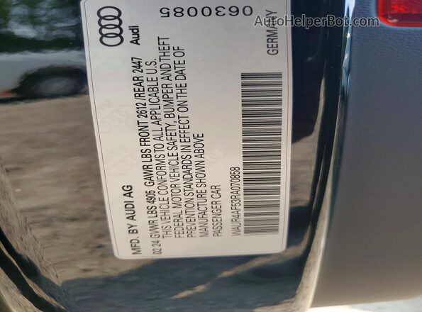 WAUR4AF53RA070858 2024 AUDI S5 Black Widok komory silnika