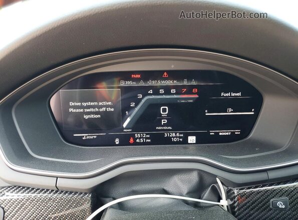 WAUR4AF53RA070858 2024 AUDI S5 Black Widok zestawu wskaźników