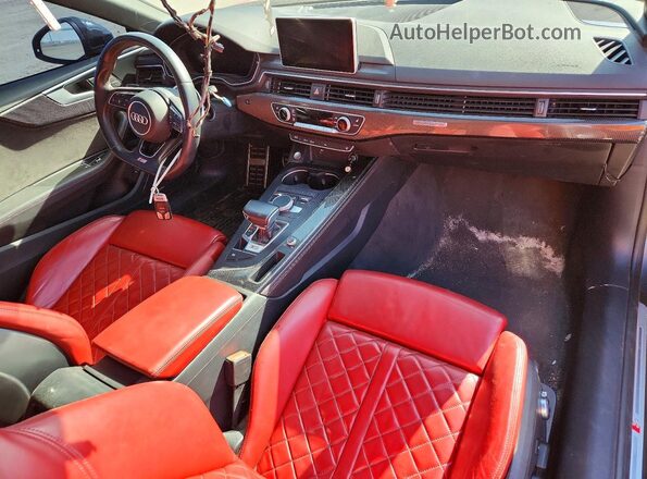 WAUR4AF54JA125273 2018 AUDI S5 Red Widok deski rozdzielczej