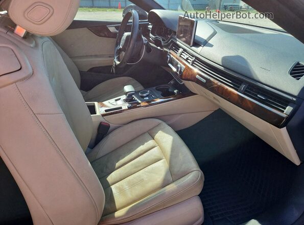 WAURNAF53JA001850 2018 AUDI A5 Black Vista del salpicadero
