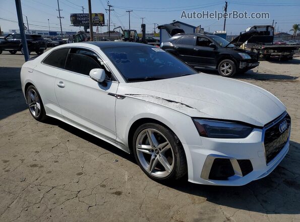 WAUSAAF56NA025837 2022 AUDI A5 White Przód prawy