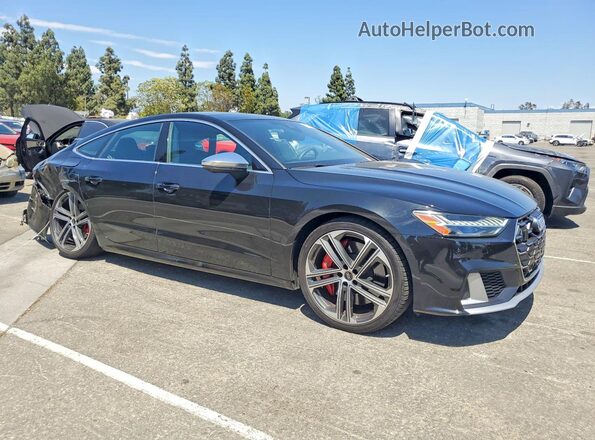 WAUSFBF28RN010879 2024 AUDI S7 Черный Передняя правая четверть