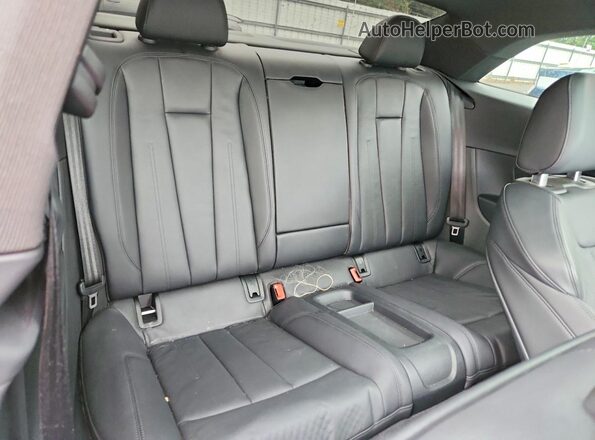 WAUSNAF55KA017244 2019 AUDI A5 White Rear seats view