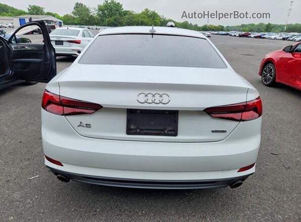 WAUSNAF55KA017244 2019 AUDI A5 White Rear view
