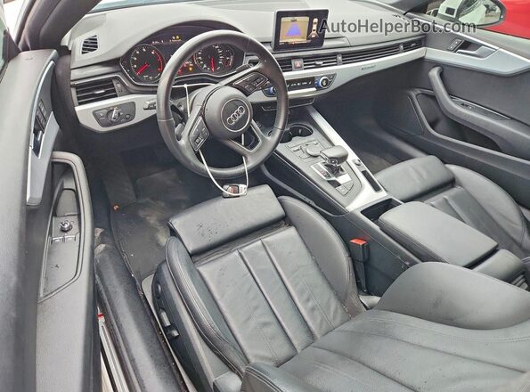 WAUSNAF55KA017244 2019 AUDI A5 White Dashboard view