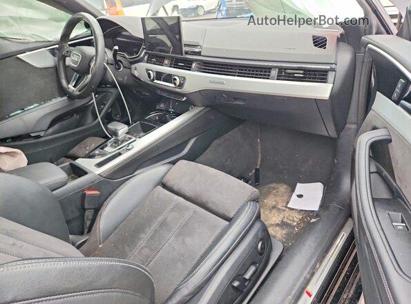 WAUTAAF54MA007176 2021 AUDI A5 Black Առջևի վահանակի տեսք