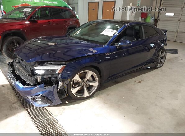 WAUTAAF56MA033097 2021 AUDI A5 Blue Przód lewy