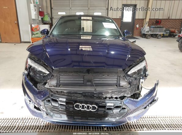 WAUTAAF56MA033097 2021 AUDI A5 Blue Widok wnętrza z tyłu