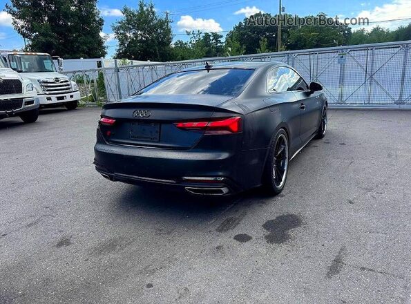 WAUTAAF58MA012431 2021 AUDI A5 Black უკანა მარჯვენა
