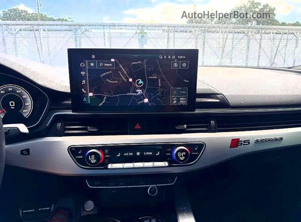 WAUTAAF58MA012431 2021 AUDI A5 Black უკანა სალონის ხედი