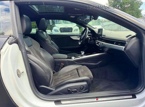 WAUTAAF58MA012431 2021 AUDI A5 Black VIN კოდის სტიკერის ხედი