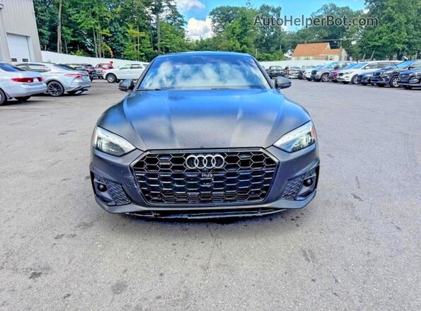 WAUTAAF58MA012431 2021 AUDI A5 Black წინა ხედი