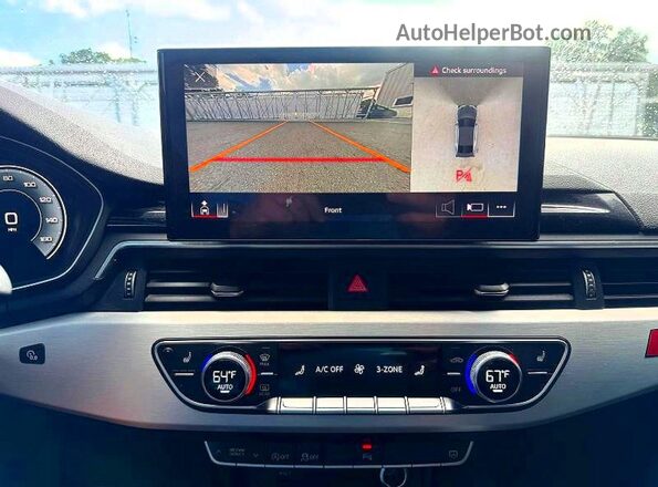 WAUTAAF58MA012431 2021 AUDI A5 Black უკანა სავარძლების ხედი