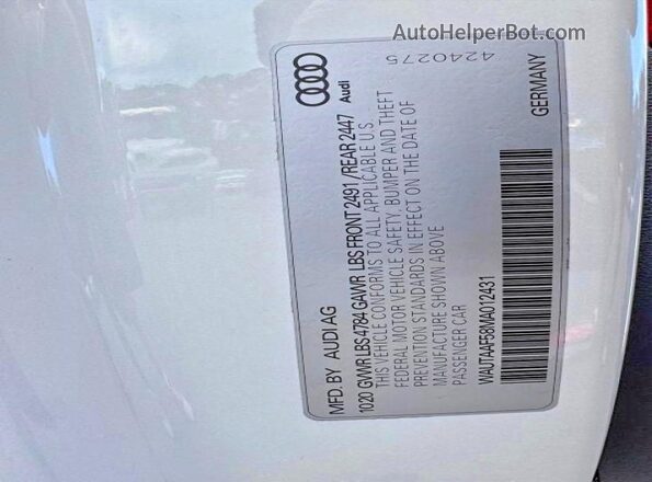 WAUTAAF58MA012431 2021 AUDI A5 Black 