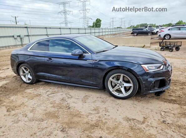 WAUTNAF50JA017784 2018 AUDI A5 Черный Передняя правая четверть