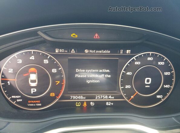 WAUTNAF50JA049098 2018 AUDI A5 Серый Вид щитка приборов