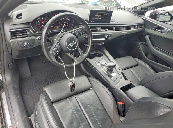WAUTNAF50JA072686 2018 AUDI A5 Black Dashboard view