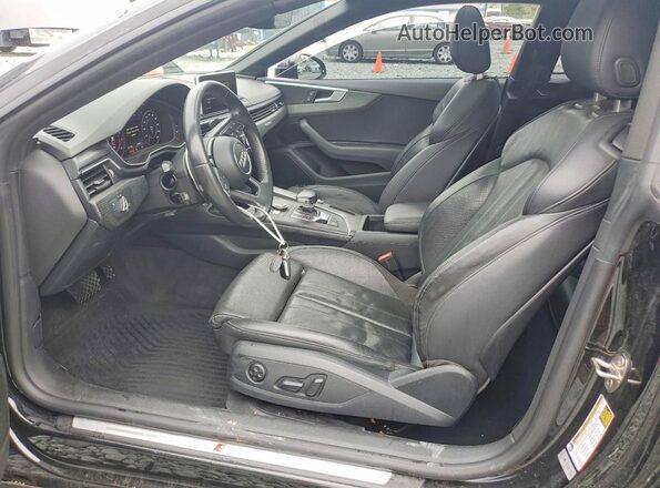 WAUTNAF50JA072686 2018 AUDI A5 Black Front interior view