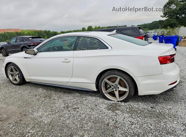 WAUTNAF51JA004963 2018 AUDI A5 White Trasero izquierdo