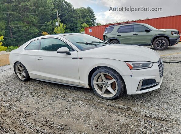WAUTNAF51JA004963 2018 AUDI A5 White Delantero derecho