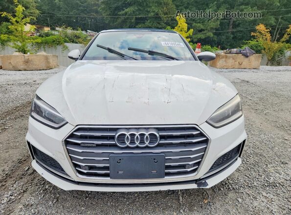 WAUTNAF51JA004963 2018 AUDI A5 White Vista frontal