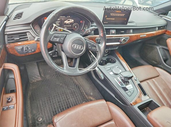 WAUTNAF51JA004963 2018 AUDI A5 White Vista del salpicadero