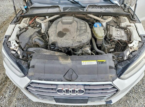 WAUTNAF51JA004963 2018 AUDI A5 White Vista interior trasera