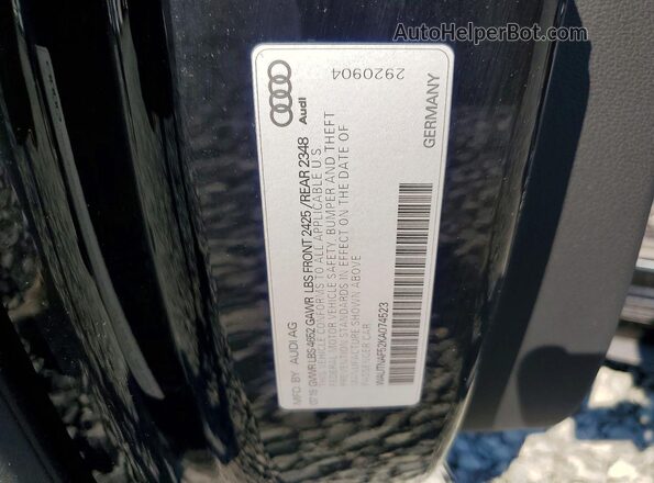 WAUTNAF52KA074523 2019 AUDI A5 Black Engine compartment view