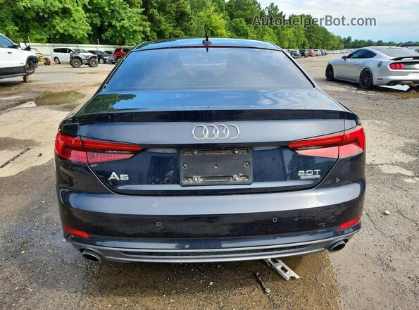 WAUTNAF53JA006973 2018 AUDI A5 Charcoal უკანა ხედი