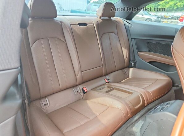 WAUTNAF53JA006973 2018 AUDI A5 Charcoal უკანა სავარძლების ხედი