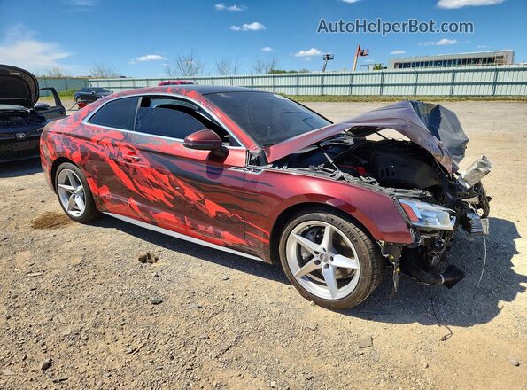 WAUTNAF58JA005575 2018 AUDI A5 Двухцветный Передняя правая четверть