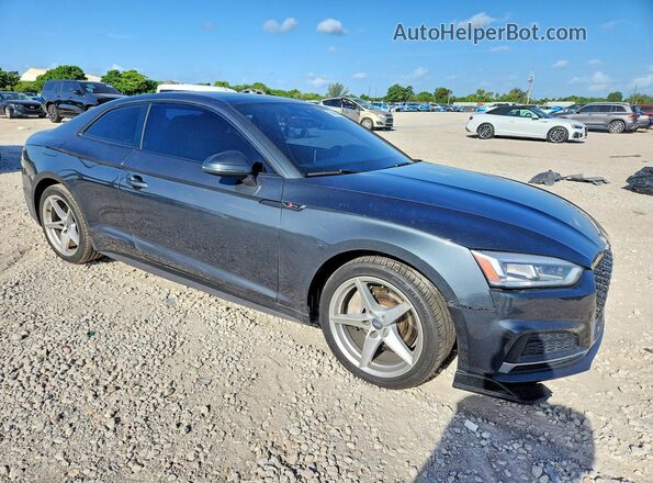 WAUTNAF58JA005754 2018 AUDI A5 Gray Delantero derecho