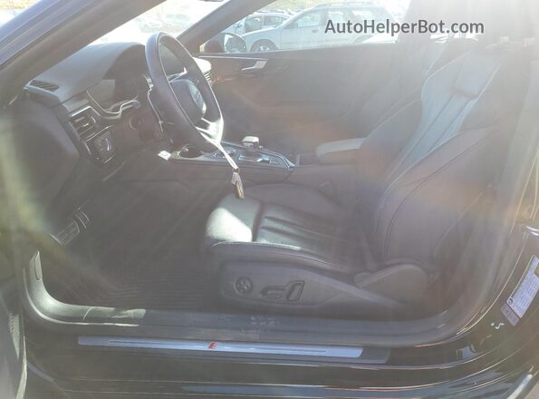 WAUTNAF59KA018143 2019 AUDI A5 Black Front interior view